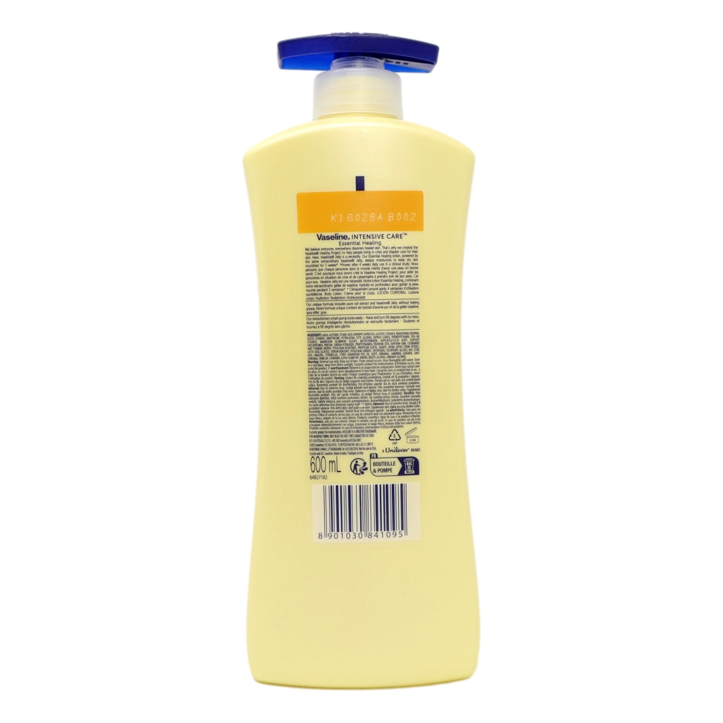 Vaseline Lotion 600ml Essential Healing - Not for sale in USA, Canada and GCC countries.