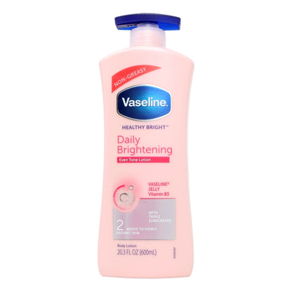 Buy Vaseline Lotion 600ml Daily Brighten online at Intamarque Wholesale – Trusted FMCG distributor