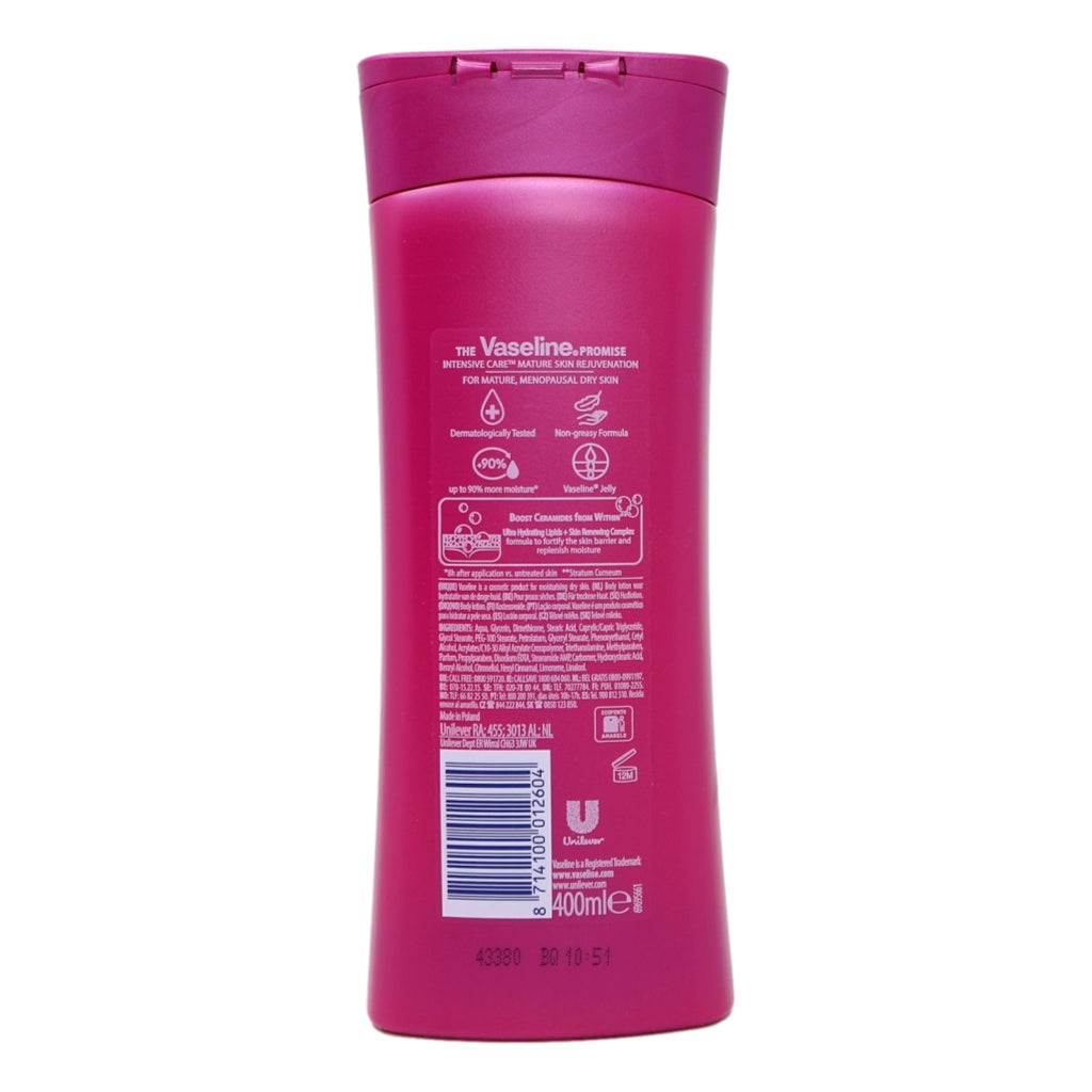 Vaseline Lotion 400ml Mature Skin