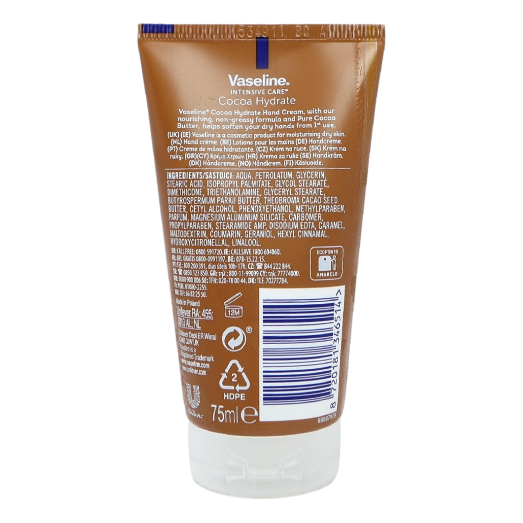 Vaseline Hand Lotion 75ml Cocoa Radiant
