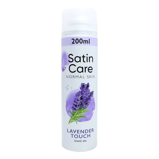 Gillette Shave Gel 200ml Satin Care Normal Skin Lavender