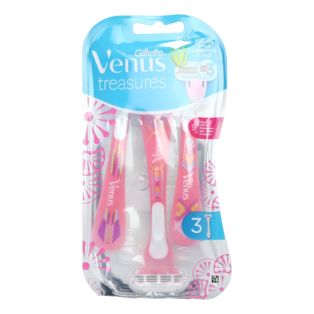 Buy Gillette Venus Simply 3 Disposable Razor 3s Treasures Pink online at Intamarque Wholesale – Trusted FMCG distributor