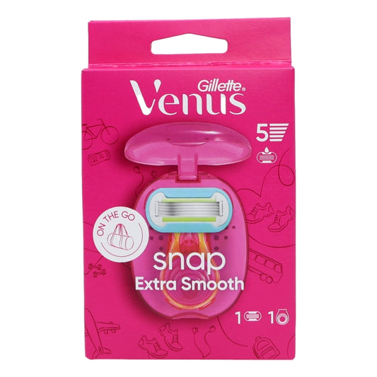 Gillette Venus Snap Razor With Pink Case