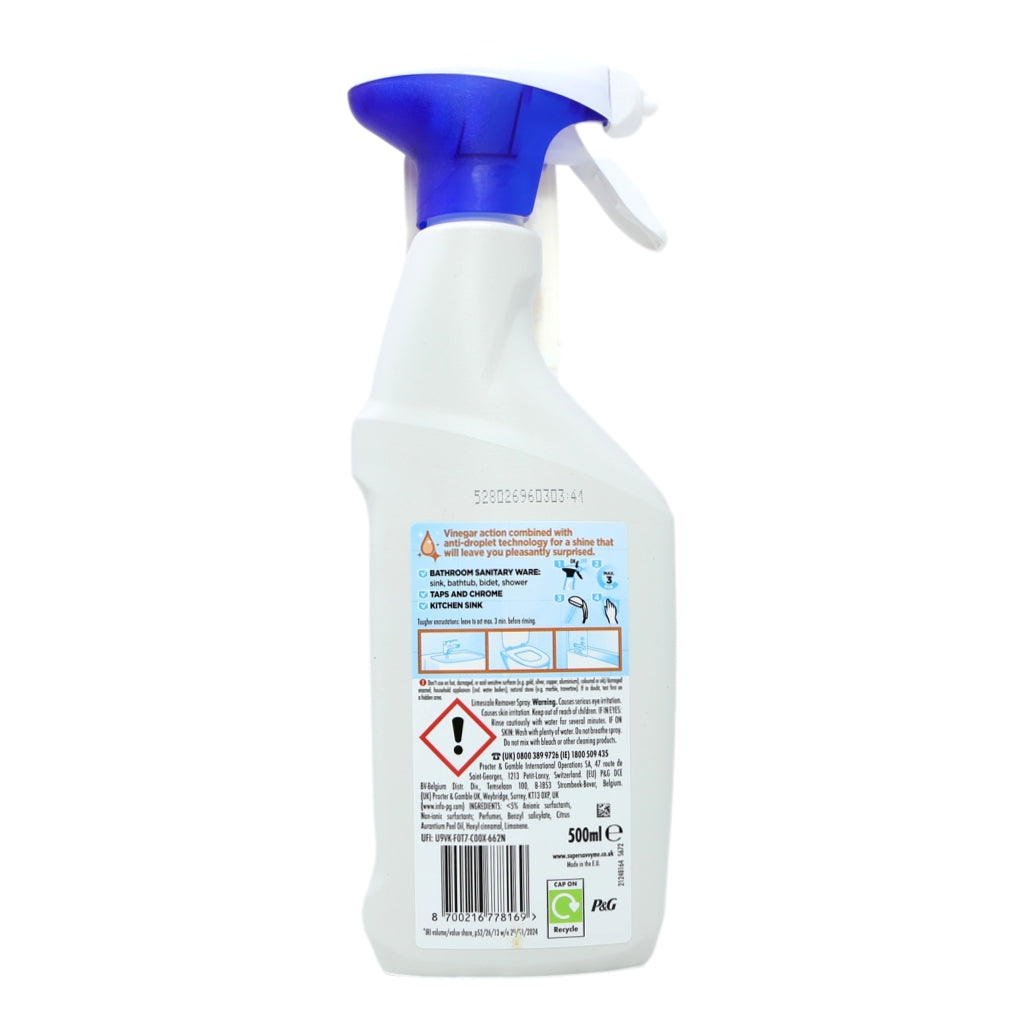 Viakal Limescale Remover 500ml Vinegar Spray