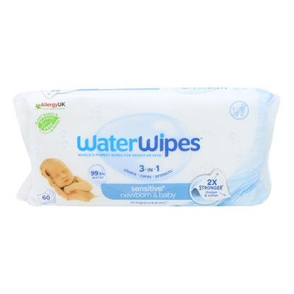 Waterwipes Bio Baby Wipes 60's Sensitive