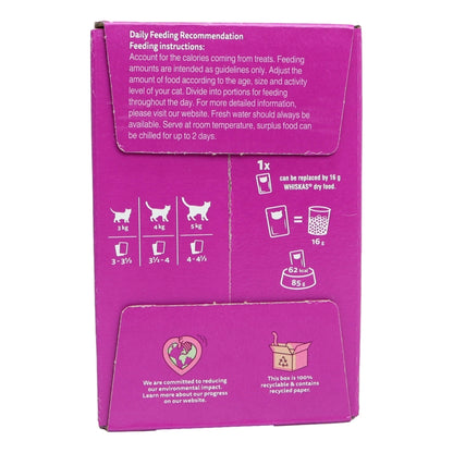 Whiskas 1+ Adult Wet Cat Food Pouches Poultry Feasts In Jelly