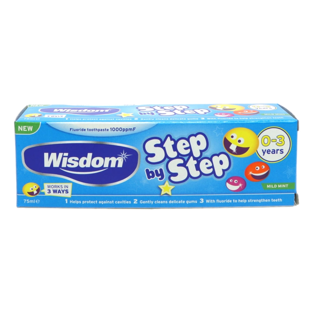 Wisdom Step by Step 0-3 Toothpaste 75ml