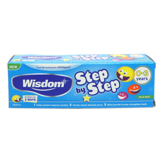 Wisdom Step by Step 0-3 Toothpaste 75ml