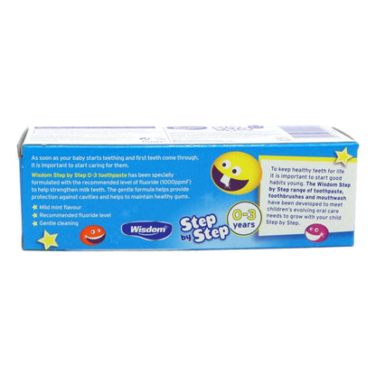 Wisdom Step by Step 0-3 Toothpaste 75ml