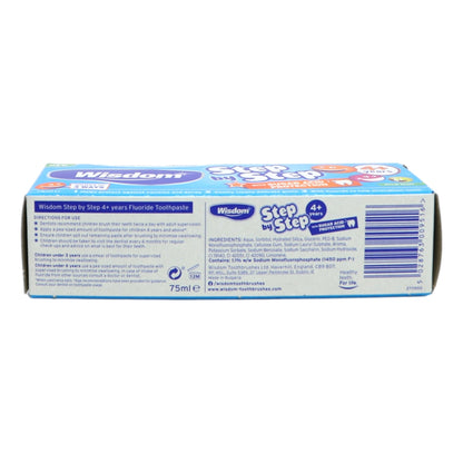 Wisdom Step by Step 4+ Toothpaste 75ml