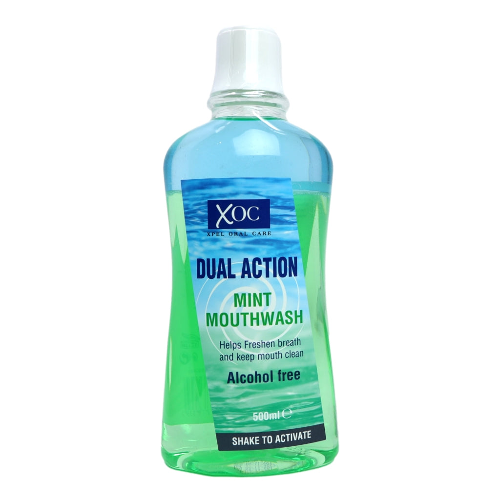 XOC Dual Action Mint Mouthwash