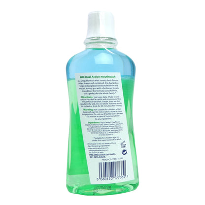 XOC Dual Action Mint Mouthwash