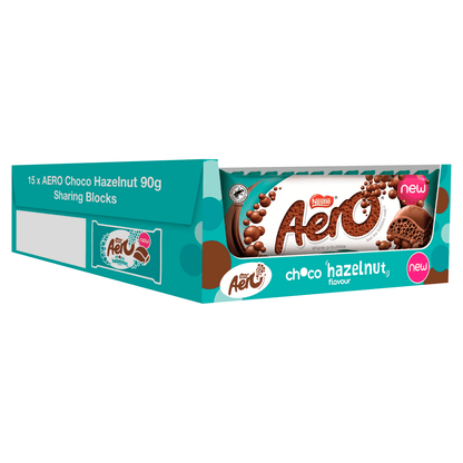 Aero Hazelnut Flavour Choco 90g - UK Food & Drink - 8445291117198