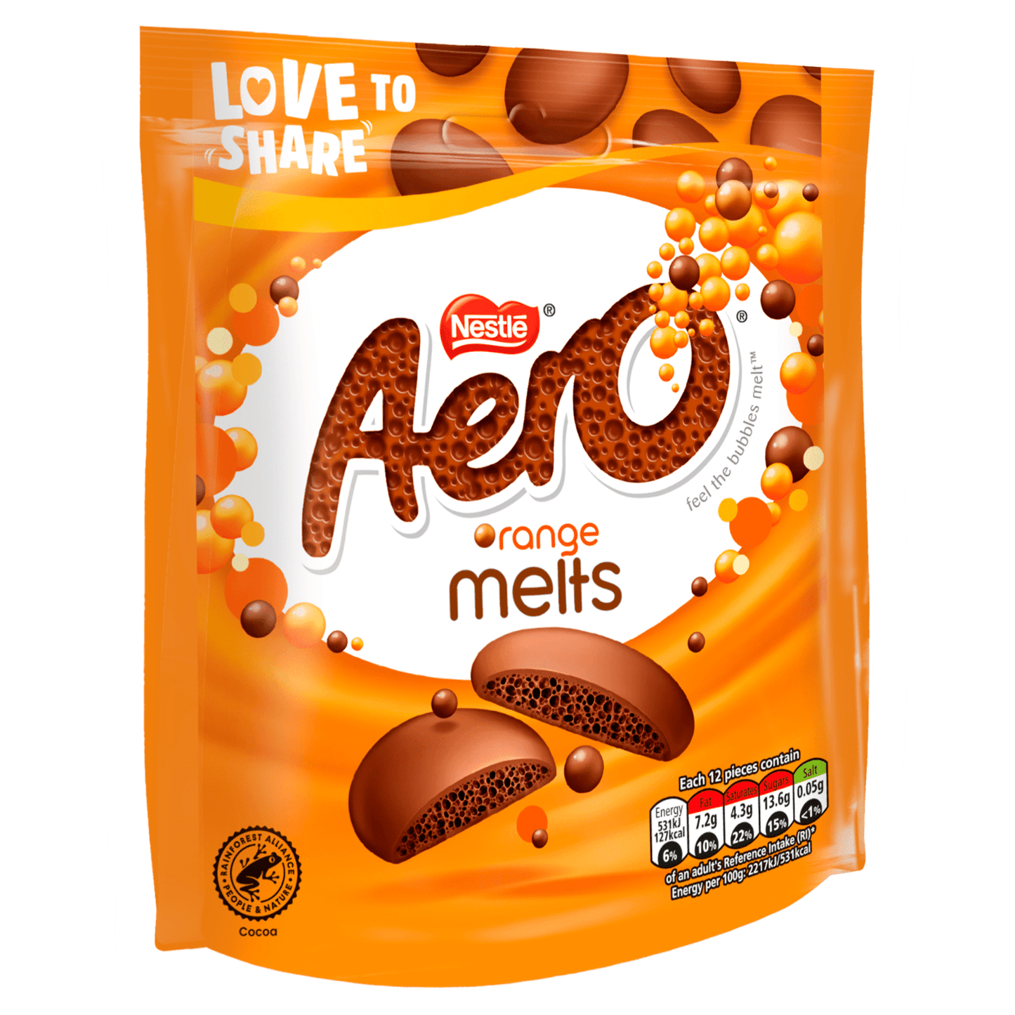 Aero Orange Melts 86g - UK Food & Drink - 7613287899002