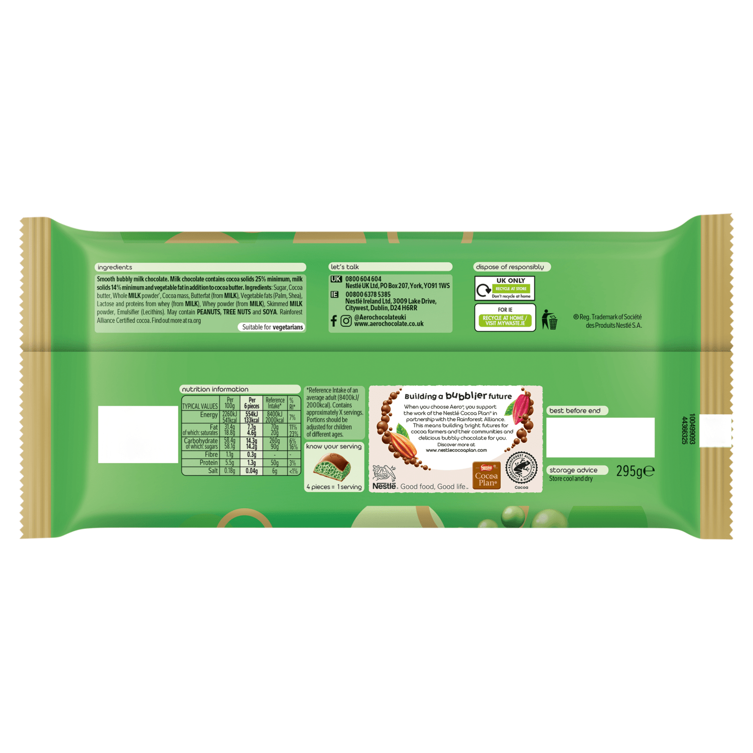 Aero Peppermint 295g - UK Food & Drink - 8593893787964