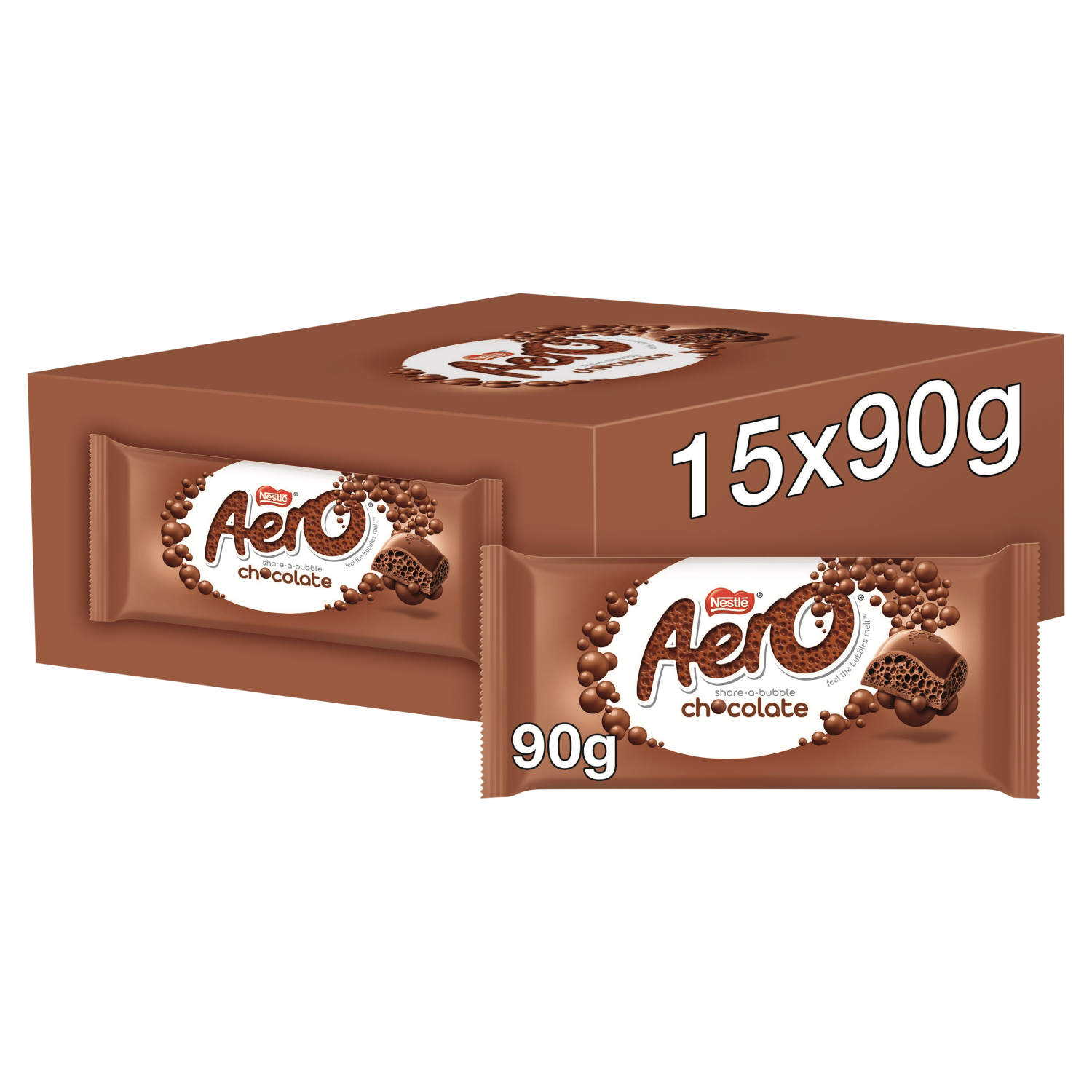 Aero Purely Chocolate 90g - UK Food & Drink - 7613039896167