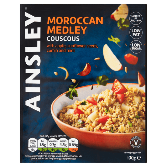 Ainsley Moroccan Medley Couscous 100g - UK Food & Drink - 5050665016729