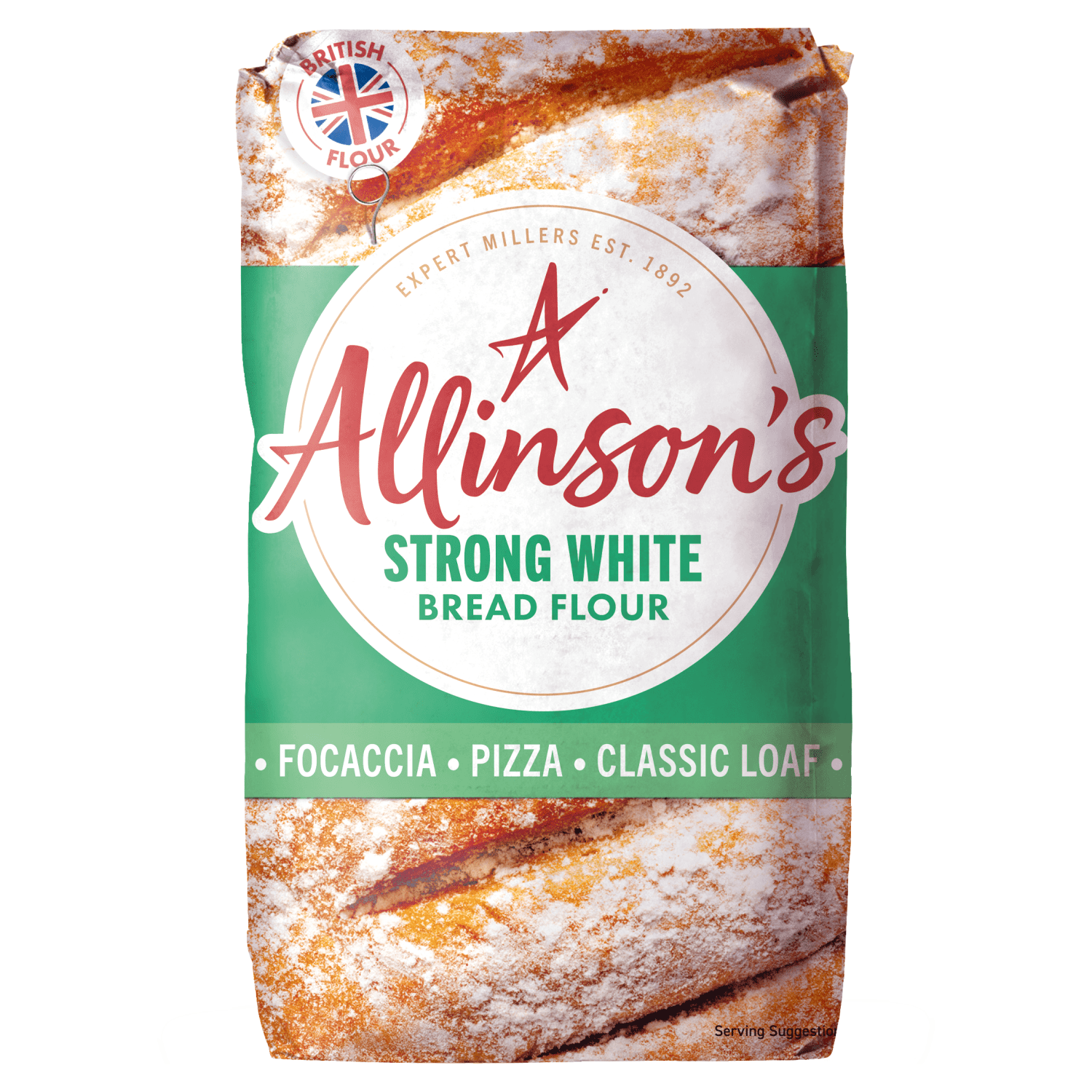 Allinson's Strong White Bread Flour 1kg - UK Food & Drink - 5010067371130