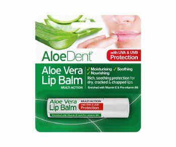 Aloe Dent Aloe Vera Lip Balm - UK Food & Drink - 5029354001162