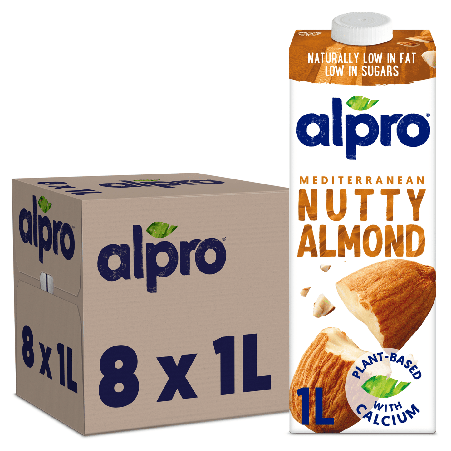 Alpro Mediterranean Nutty Almond 1L - UK Food & Drink - 5411188110835