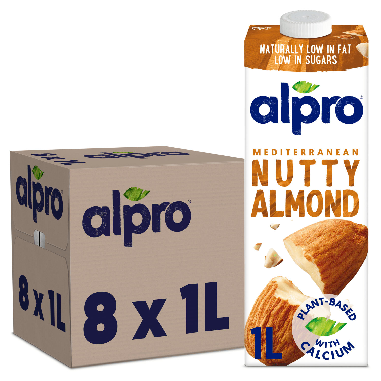 Alpro Mediterranean Nutty Almond 1L - UK Food & Drink - 5411188110835