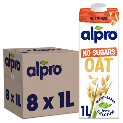 Alpro No Sugars Oat 1L - UK Food & Drink - 5411188124689
