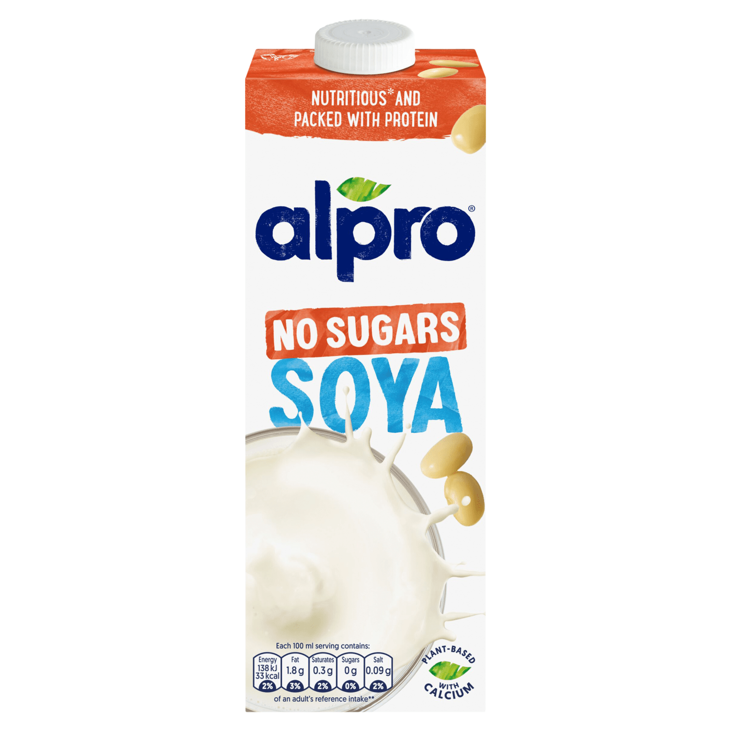 Alpro No Sugars Soya 1L - UK Food & Drink - 5411188079996