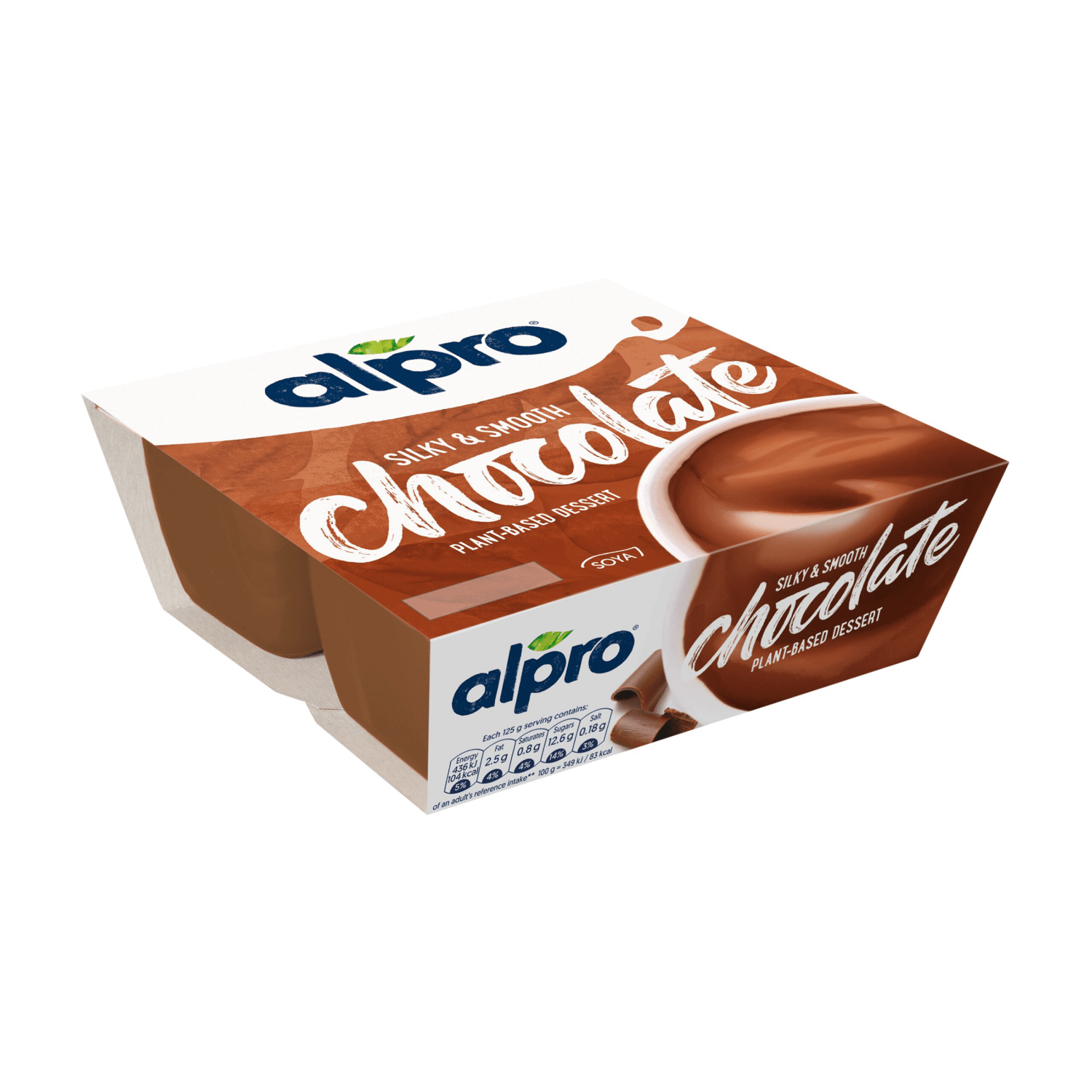 Alpro Smooth Chocolate Dessert 4x125g - UK Food & Drink - 54051256
