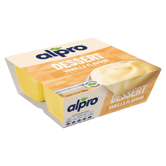 Alpro Vanilla Flavour Dessert 4 x 125g (500g) - UK Food & Drink - 54051294