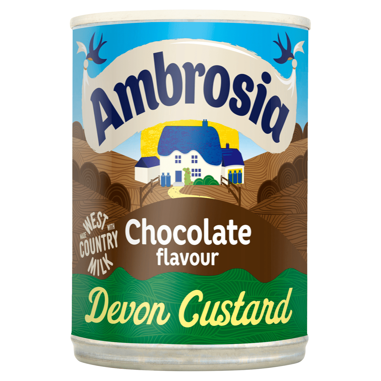 Ambrosia Chocolate Flavour Devon Custard 400g - UK Food & Drink - 5000354912542