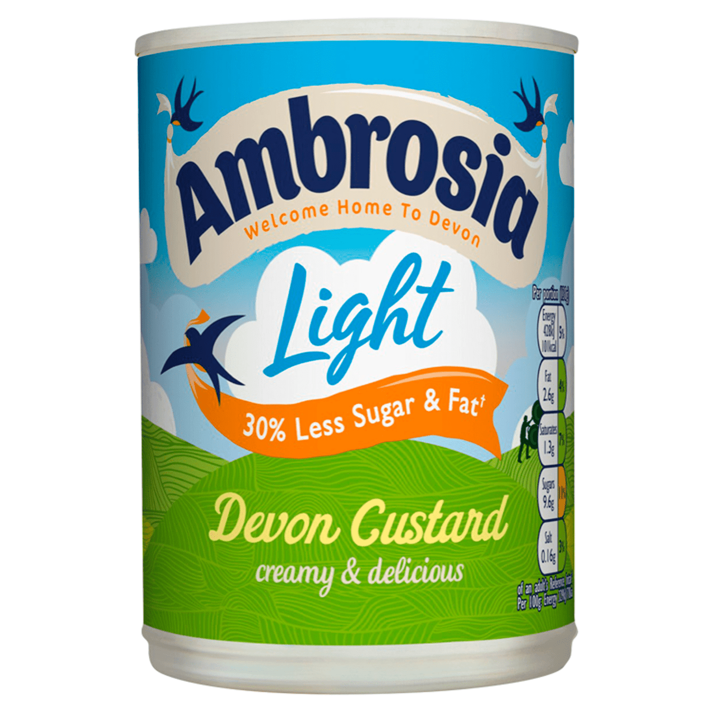Ambrosia Low Fat Custard Can 400g - UK Food & Drink - 5000354800887