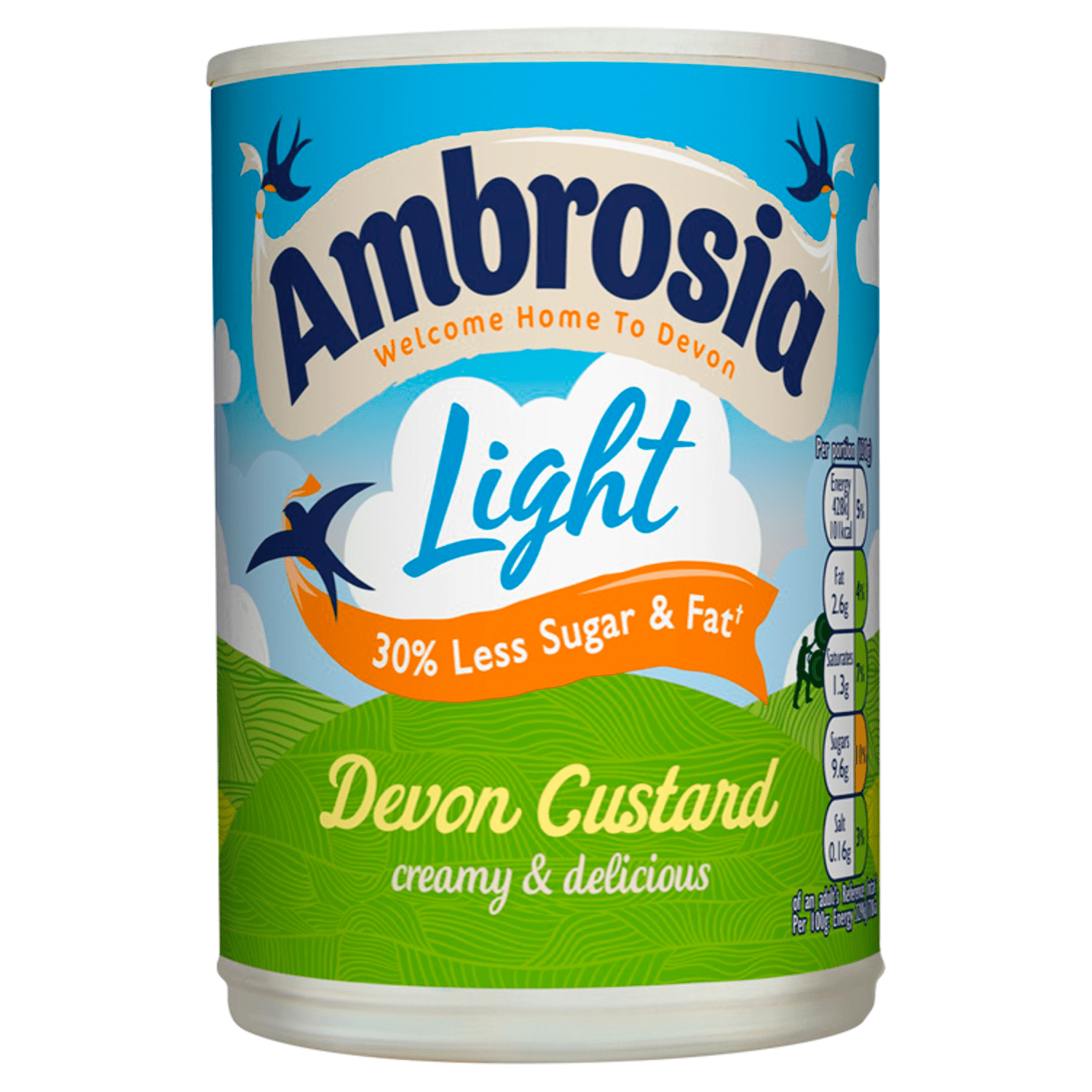 Ambrosia Low Fat Custard Can 400g - UK Food & Drink - 5000354800887