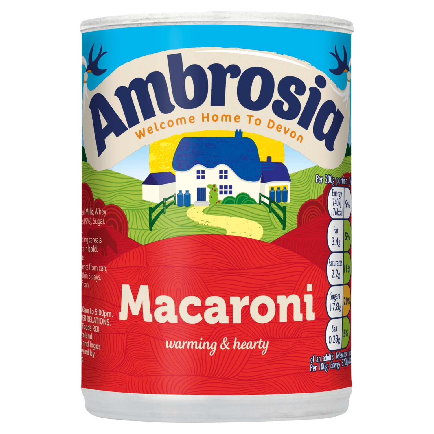 Ambrosia Macaroni 400g - UK Food & Drink - 5000354800993