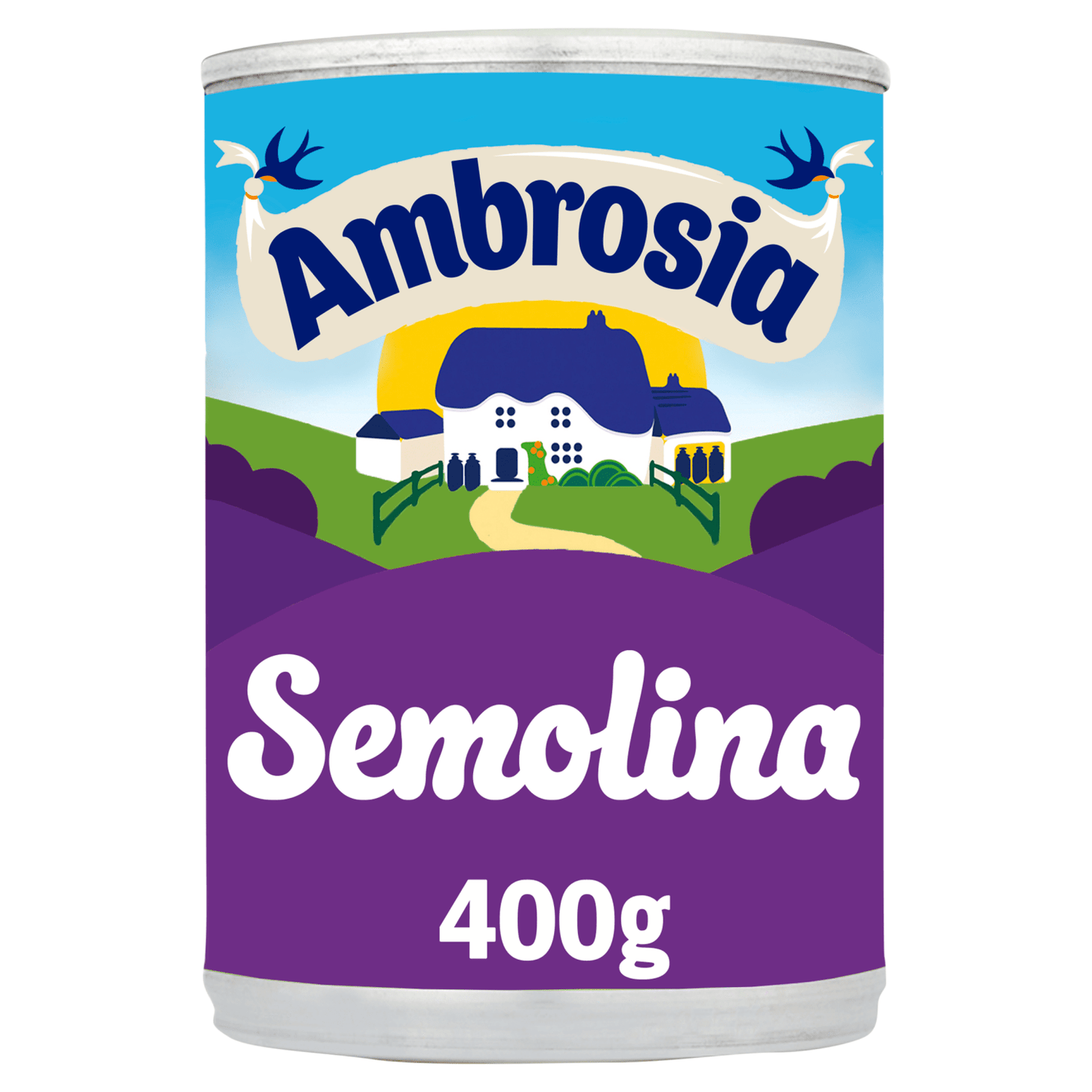 Ambrosia Semolina 400g - UK Food & Drink - 5000354800986