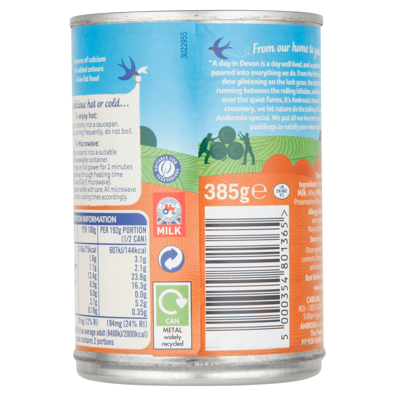 Ambrosia Tapioca 385g - UK Food & Drink - 5000354801365