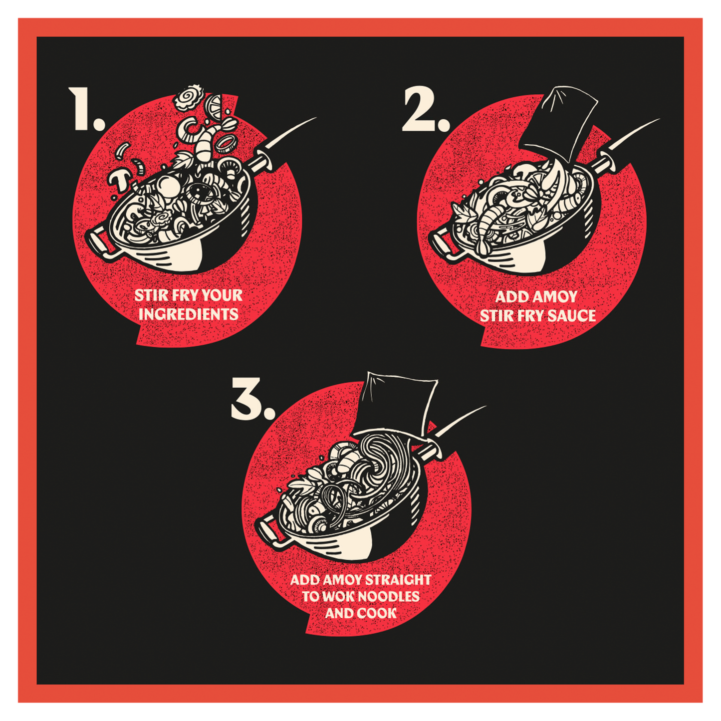 Amoy Medium Noodles 2 x 150g (300g) - UK Food & Drink - 5010928390508