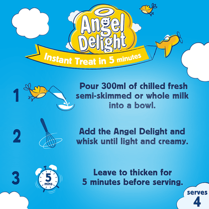 Angel Delight Banana Flavour 59g - UK Food & Drink - 5000354770036