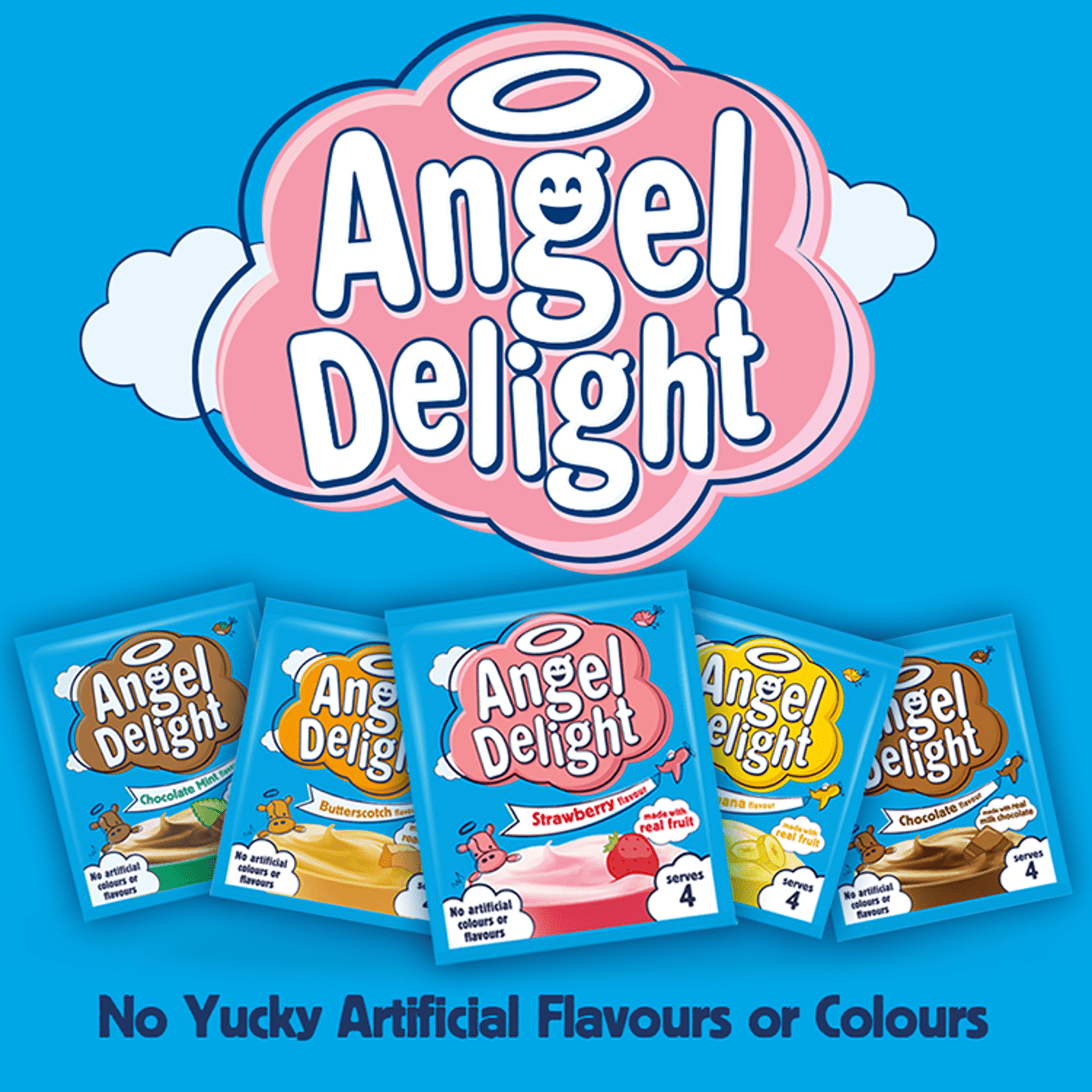 Angel Delight Banana Flavour 59g - UK Food & Drink - 5000354770036