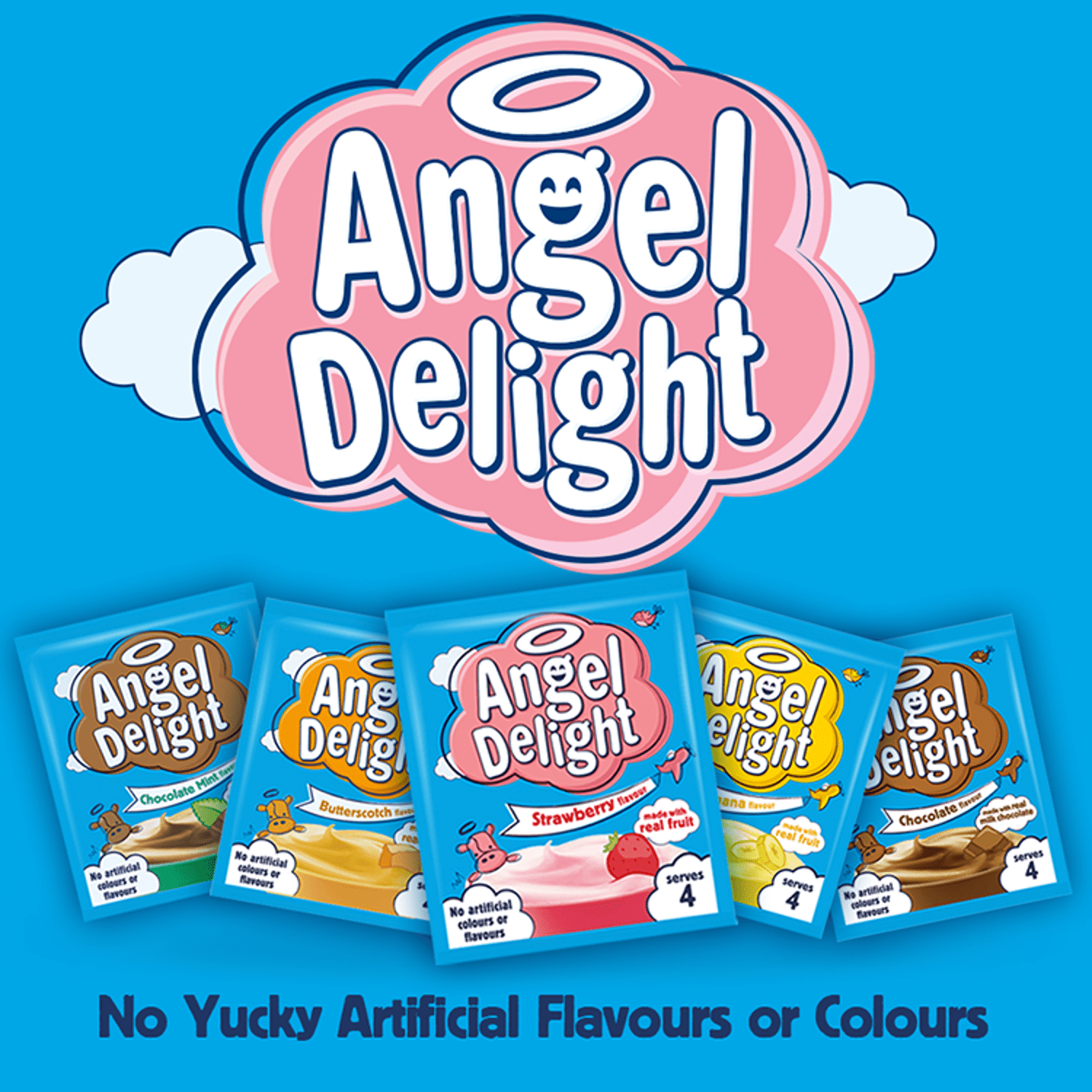 Angel Delight Banana Flavour 59g - UK Food & Drink - 5000354770036