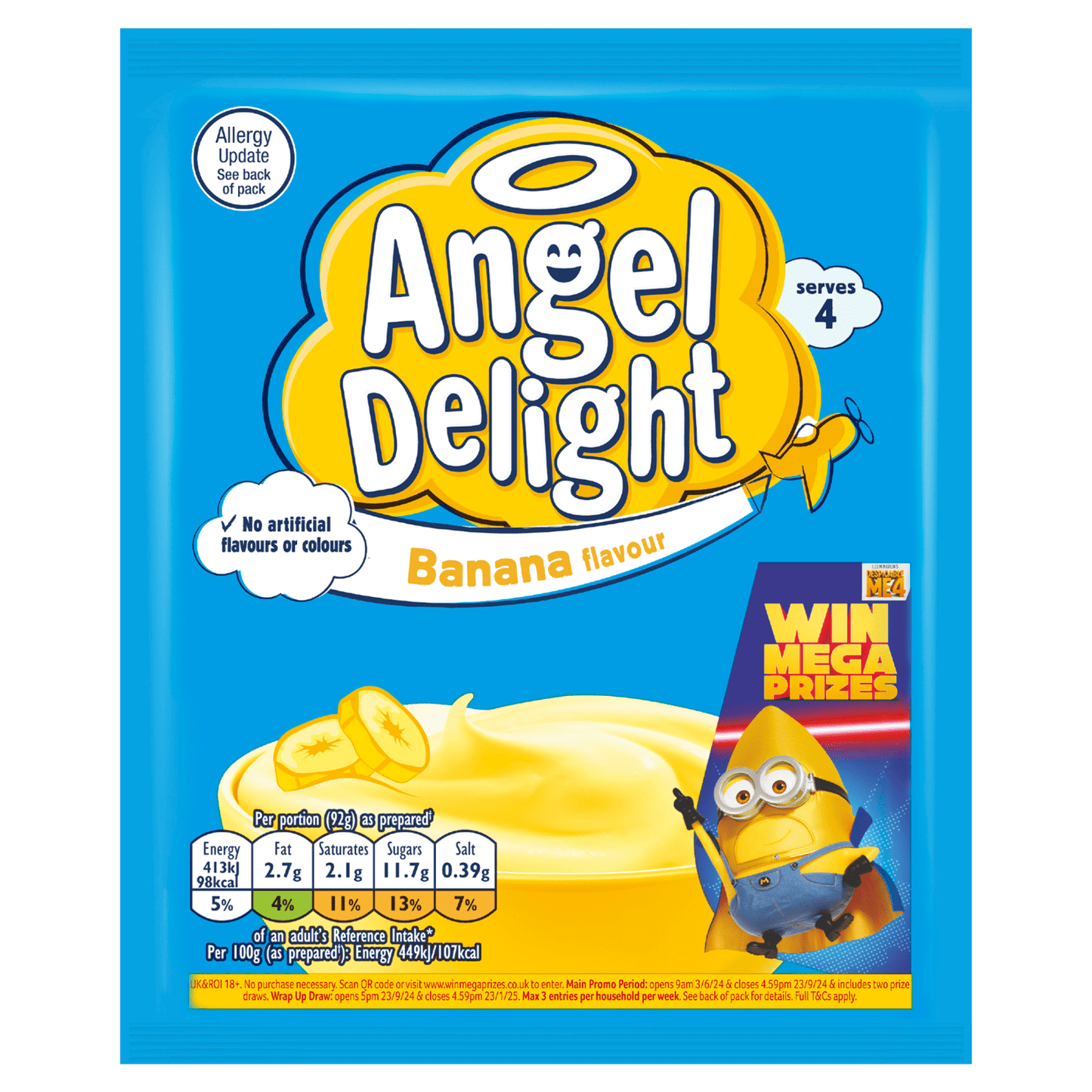 Angel Delight Banana Flavour 59g - UK Food & Drink - 5000354770036