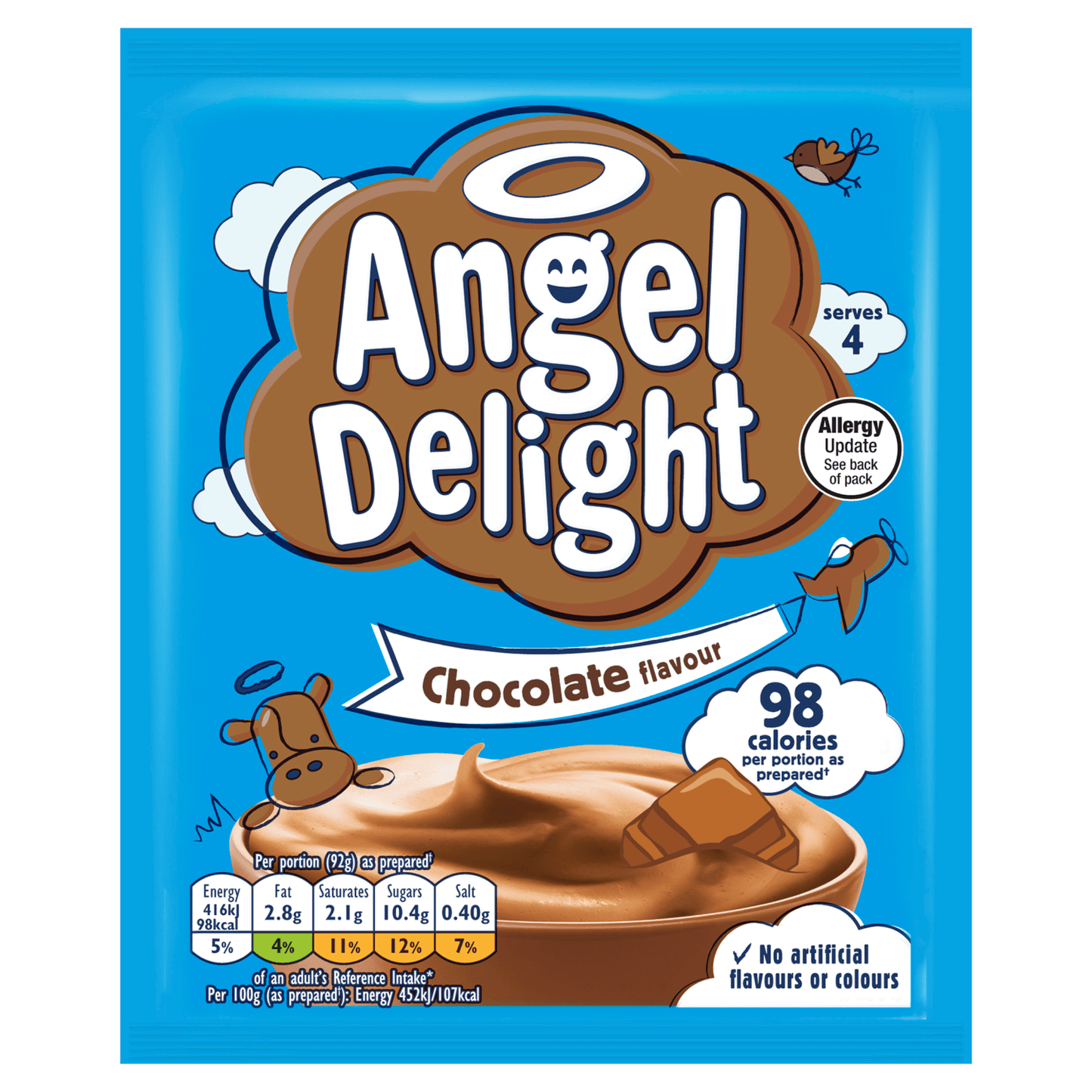 Angel Delight Chocolate Flavour 59g - UK Food & Drink - 5000354770302