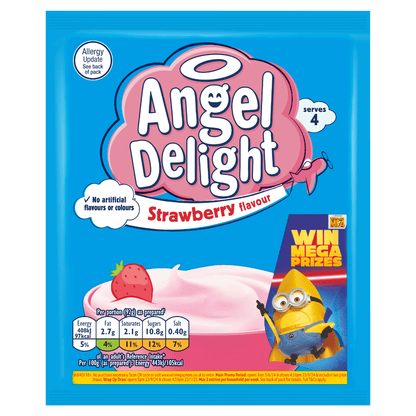 Angel Delight Strawberry Flavour 59g - UK Food & Drink - 5000354770005