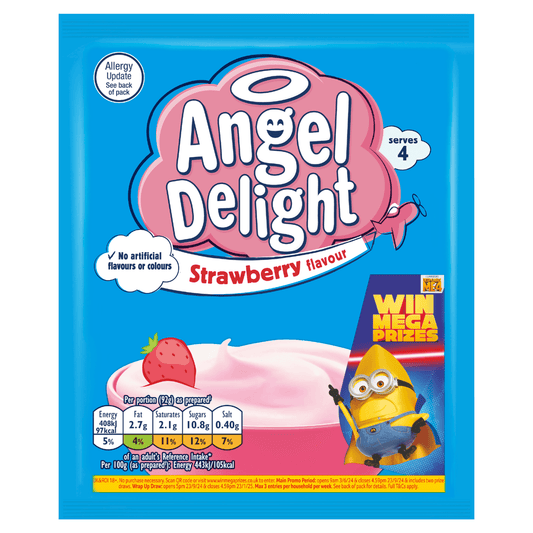 Angel Delight Strawberry Flavour 59g - UK Food & Drink - 5000354770005