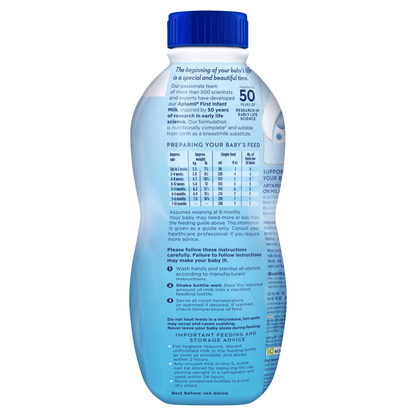 Aptamil 1 First Infant Milk from Birth 1 Litre - UK Food & Drink - 5051594002692
