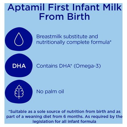 Aptamil 1 First Infant Milk from Birth 1 Litre - UK Food & Drink - 5051594002692