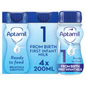 Aptamil 1 First Infant Milk From Birth 4 x 200ml (800ml) - UK Food & Drink - 8716900569746