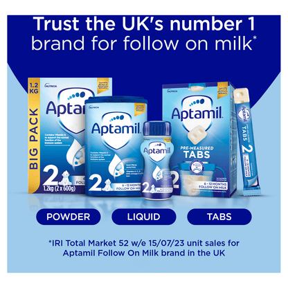 Aptamil 2 Follow On Milk 6 - 12 Months 4 x 200ml (800ml) - UK Food & Drink - 8716900569722