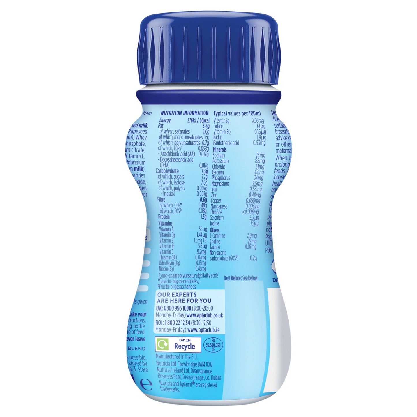 Aptamil Breastmilk Substitute 1 from Birth First Infant Milk 200ml - UK Food & Drink - 8716900559129