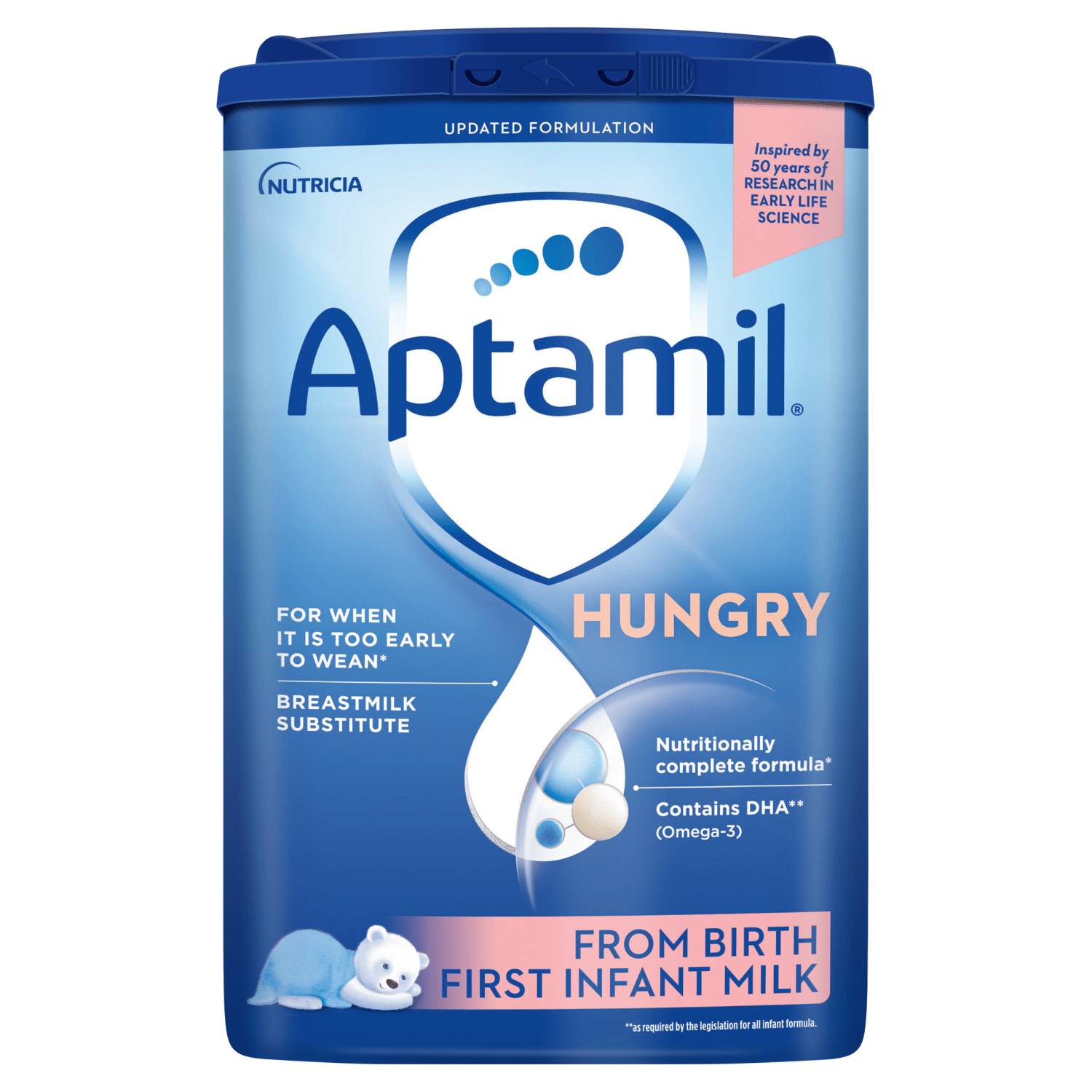 Aptamil Hungry Infant Milk from Birth - 6 Months 800g - UK Food & Drink - 5051594006836