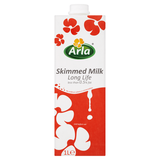 Arla Skimmed Milk Long Life 1L - UK Food & Drink - 5000181030327